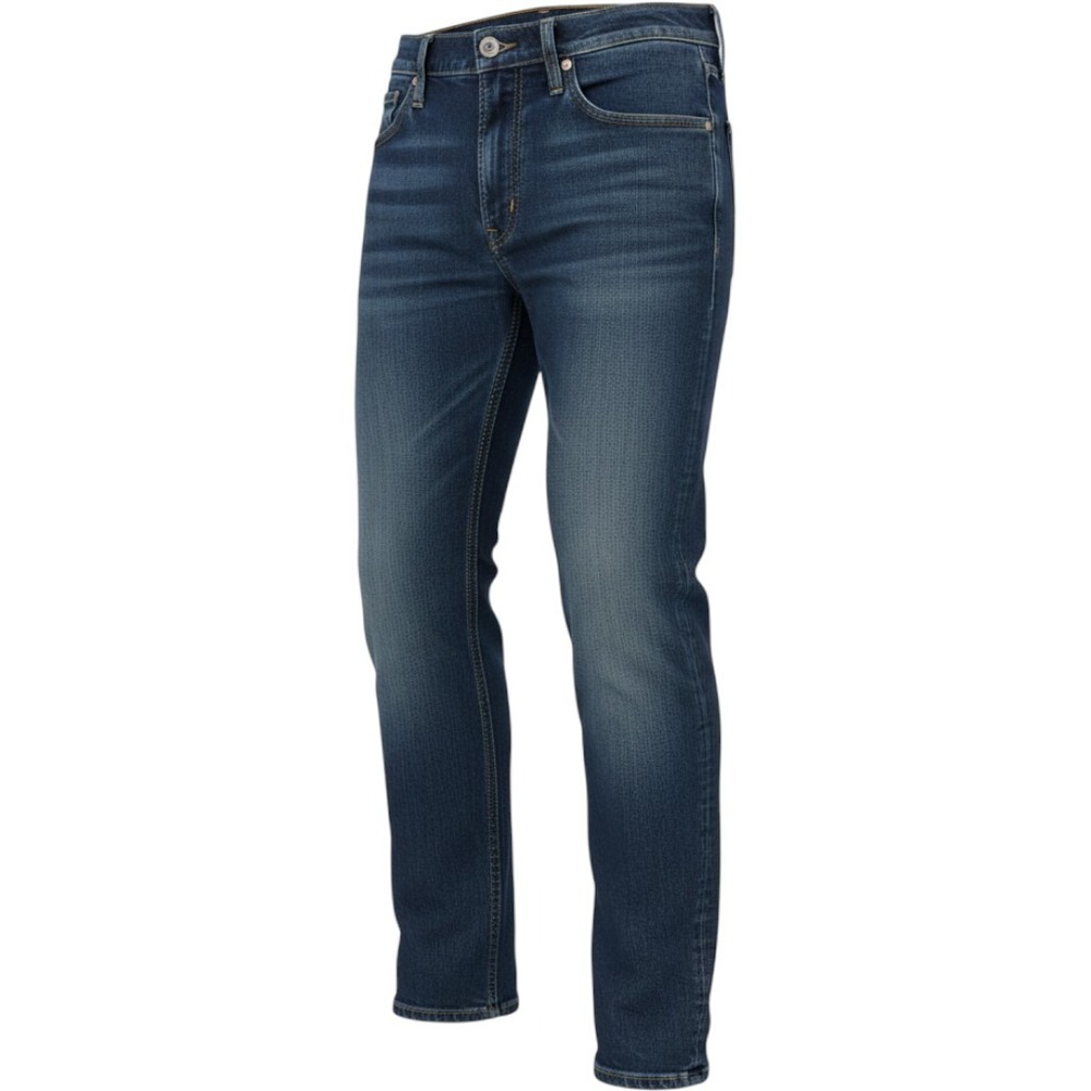 Levis 505 Regular Fit Straight‎ Leg Jeans Mens 34x30 Dark Wash Blue Denim